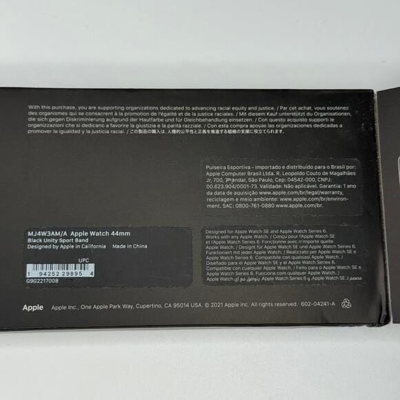 Apple Unisex African Flag Unity Sport Watch Band Stainless Steel Pin 44mm Black - Picture 3 of 7